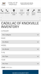 Mobile Screenshot of cadillacofknoxville.com